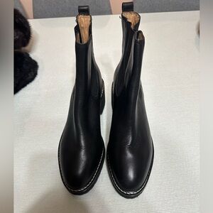 Nordstrom Black Rubber Sole Boots